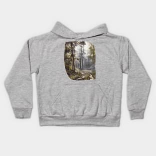 Wet Morning in the Forest Kids Hoodie